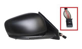 Renault Kadjar Hatchback 2015-2019 Door Mirror Electric Heated Manual Fold Primed Cover Driver Side R
