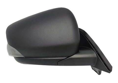 Nissan Townstar Van 2022- Door Mirror Electric Heated Manual Fold With Bulb Indicator Black Cover Driver Side R