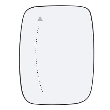 Renault Trafic Van 2021- Door Mirror Glass Heated With Blind Spot System Passenger Side L