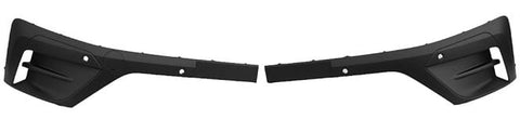 Renault Trafic Van 2021- Front Bumper Grille Outer Section No Lamp Holes With Sensor Holes No Chrome Type - 2 Piece Set