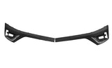 Renault Trafic Van 2021- Front Bumper Grille Outer Section With Lamp Holes No Sensor Holes With Chrome Trim - 2 Piece Set