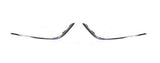 Renault Megane 5 Door Hatchback 2016-2021 Front Bumper Grille Trim Chrome - 2 Piece Set