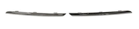Renault Clio 5 Door Hatchback 2012-2016 Front Grille Trim Chroms 2 Piece Set
