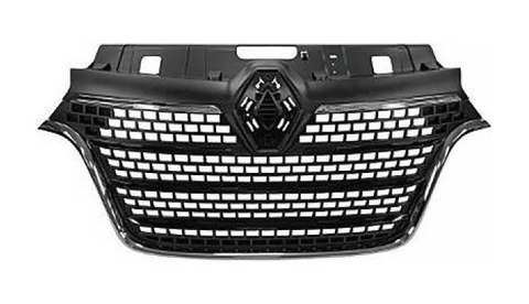 Renault Master Van 2019-2024 Front Grille With Chrome Surround With Black Slats