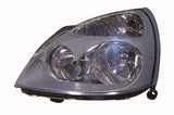Renault Clio 3 Door Hatchback 2001-2005 Headlamp Halogen Grey Passenger Side L
