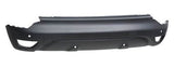 Renault Captur Hatchback 2013-2017 Rear Bumper With Sensor Holes - Textured