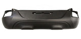 Renault Kadjar Hatchback 2015-2019 Rear Bumper No Sensor Holes No Spoiler Trim Holes (With Template For Sensors) Textured Black