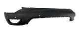 Renault Captur Hatchback 2017-2020 Rear Bumper With Sensor Holes With Park Assist Holes Textured
