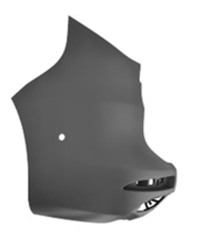 Renault Kangoo Van 2022- Rear Bumper Corner With Blind Spot System Twin Door Type Primed - Passenger Side L