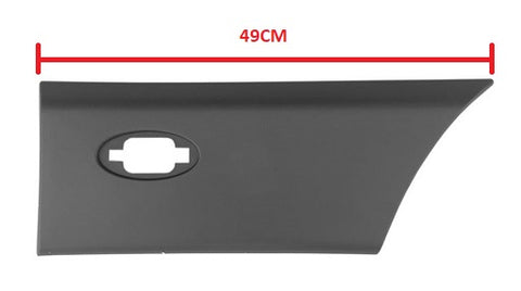 Vauxhall Movano Van 2010-2019 Side Panel Trim In Front Of Rear Wheel With Marker Lamp Hole No Blind Spot System (Medium Wheelbase Models) Passenger Side L - Textured