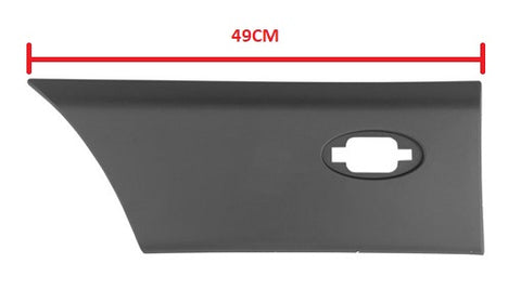 Vauxhall Movano Van 2010-2019 Side Panel Trim In Front Of Rear Wheel With Marker Lamp Hole No Blind Spot System (Medium Wheelbase Models) Driver Side R - Textured