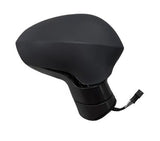 Seat Ibiza Estate 2015-2017 Door Mirror Electric Heated Manual Fold Black Cover Driver Side R