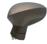 Seat Ibiza 3 Door Hatchback 2015-2017 Door Mirror Electric Heated Manual Fold Primed Cover Passenger Side L