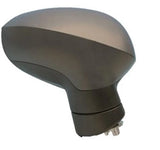 Seat Ibiza Estate 2015-2017 Door Mirror Electric Heated Manual Fold Primed Cover Driver Side R