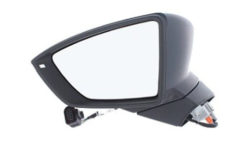Seat Arona Hatchback 2021- Door Mirror Electric Not Heated Manual Fold Primed Cover Passenger Side L
