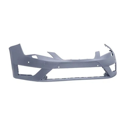 Seat Leon 3 Door Hatchback 2012-2017 Front Bumper With 4 Sensor Holes With Wash Jet Holes (Fits FR Models Only) Primed