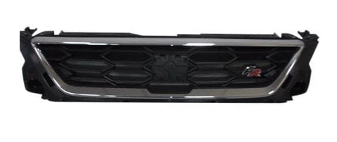 Seat Ibiza 5 Door Hatchback 2017- Front Grille Black With Chrome Surround With FR Badge (Fits FR Models Only)