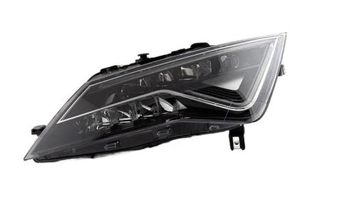 Seat Leon 3 Door Hatchback 2017-2018 Headlamp LED With LED Daytime Running Lamp (Fits Cupra & FR Models Only) Passenger Side L