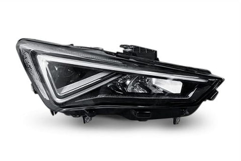 Seat Leon 5 Door Hatchback 2020- Headlamp LED Matrix Type With LED Daytime Running Lamp Driver Side R