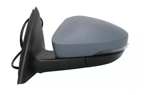 Skoda Octavia Estate 2013-2017 Door Mirror Power Fold Electric Heated - Primed Cover Driver Side R