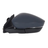 Skoda Karoq Estate 2017-2022 Door Mirror Electric Heated Power Fold With Blind Spot Assist With Auto Dimming Primed Cover Passenger Side L