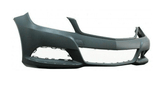 Mercedes C-Class Estate 2011-2014 Front Bumper With Wash Jet Template and Sensor Holes Template (Elegance and SE Models) - Primed