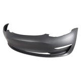 Tesla Model 3 Saloon 2019-2024 Front Bumper No Sensor Holes Primed
