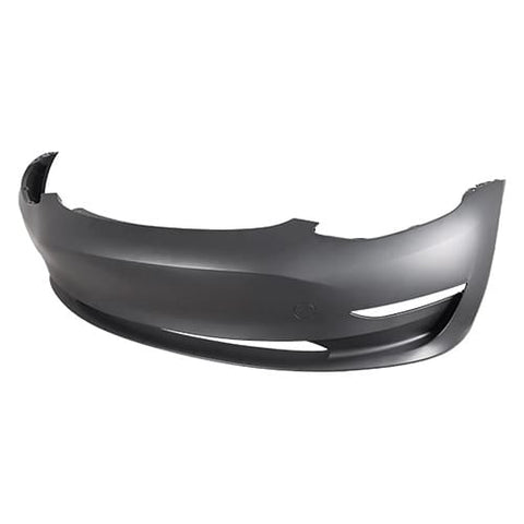 Tesla Model 3 Saloon 2019-2024 Front Bumper No Sensor Holes Primed