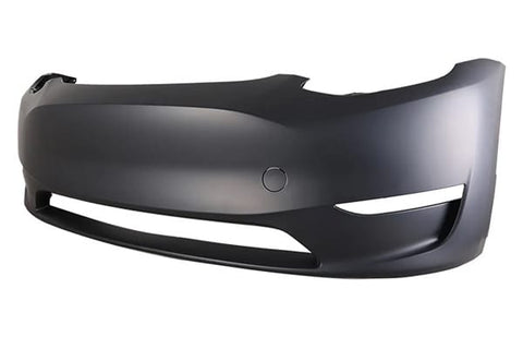 Tesla Model Y Saloon 2021-2025 Front Bumper No Sensor Holes Primed