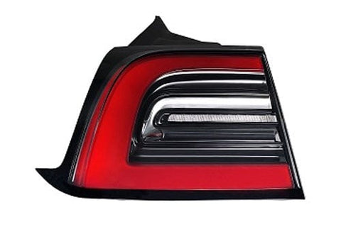 Tesla Model 3 Saloon 2019-2024 Rear Lamp Outer Section LED Type Passenger Side L