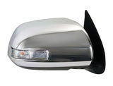 Toyota Hilux Pickup 2012-2016 Door Mirror Electric Not Heated Manual Fold Type With Chrome Cover Driver Side R