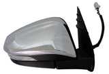 Toyota Hilux Pickup 2020-2024 Door Mirror Electric Not Heated Power Fold Chrome Cover Driver Side R