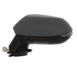 Toyota Corolla 4 Door Saloon 2019-2023 Door Mirror Electric Heated Power Fold No Blind Spot System - Primed Cover Passenger Side L