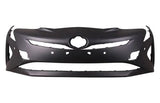 Toyota Prius Hatchback 2016-2019 Front Bumper With Sensor Holes (Not Plug In Models) - Smooth Black