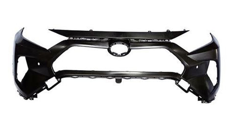 Toyota Rav-4 5 Door Estate 2019- Front Bumper With Sensor Holes No Wash Jet Holes Primed 