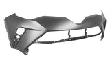 Toyota C-HR Hatchback 2019-2023 Front Bumper No Sensor Holes (With Templates To Drill Sensor Holes) Primed