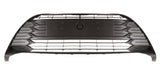 Toyota Yaris 5 Door Hatchback 2017-2020 Front Bumper Grille Centre Section Matt Black
