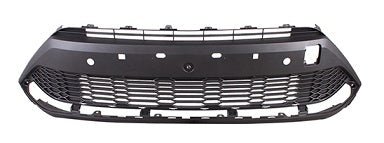 Toyota C-HR Hatchback 2019-2023 Front Bumper Grille Centre Section With Sensor Holes - Black