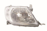 Toyota Hilux Pickup 2009-2012 Headlamp Halogen Driver Side R