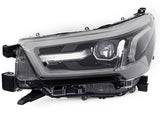 Toyota Hilux Pickup 2020-2024 Headlamp LED Type With LED Daytime Running Lamp With Grey Surround (Fits Invincible-X Models) Black Inner Passenger Side L