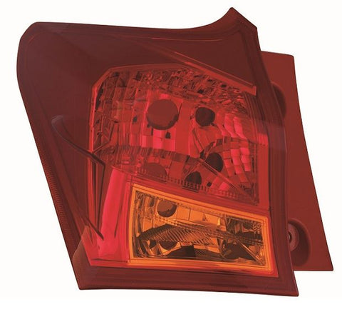 Toyota Auris Estate 2013-2015 Rear Lamp Outer Section (Not LED Type) Passenger Side L