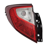 Toyota C-HR Hatchback 2016-2019 Rear Lamp Outer Section Part LED Type Red With Clear Indicator (Not Dynamic Models) Passenger Side L