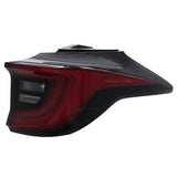 Toyota Yaris 5 Door Hatchback 2020- Rear Lamp Outer Section LED Type Smoked Indicator Driver Side R