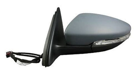 Volkswagen Beetle Hatchback 2016-2018 Door Mirror Electric Heated Manual Fold Primed Cover Passenger Side L