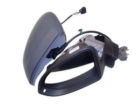 Volkswagen Passat Estate 2015-2019 Door Mirror Electric Heated Power Fold With Foot Lamp - Primed Cover Passenger Side L