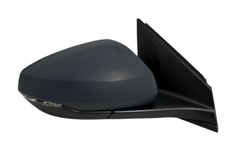 Volkswagen Polo 5 Door Hatchback 2018-2021 Door Mirror Electric Heated Power Fold For Models With Blind Spot Assist System With Primed Cover Driver Side R