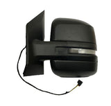 Man TGE Van 2018- Door Mirror Manual Not Heated Short Arm With LED Indicator Black Cover Passenger Side L