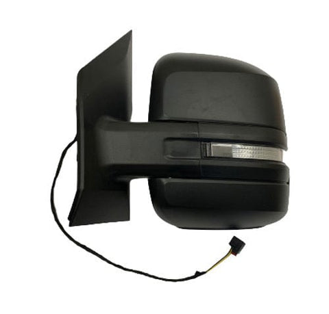 Man TGE Van 2018- Door Mirror Manual Not Heated Short Arm With LED Indicator Black Cover Passenger Side L