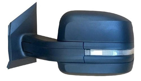 Volkswagen Crafter Van 2017- Door Mirror Manual Not Heated Long Arm With LED Indicator Black Cover Passenger Side L