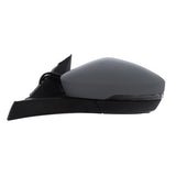 Volkswagen T-Roc Hatchback 2022-2025- Door Mirror Electric Heated Power Fold 16 Hole 13 Pin Connector With Foot Lamp With Auto Tilt - Primed Cover Passenger Side L